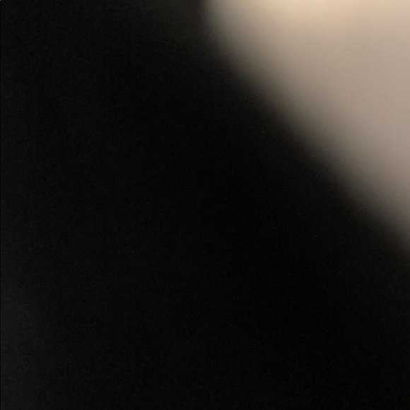 Black knit top w/ chiffon bottom. - Picture 4 of 8